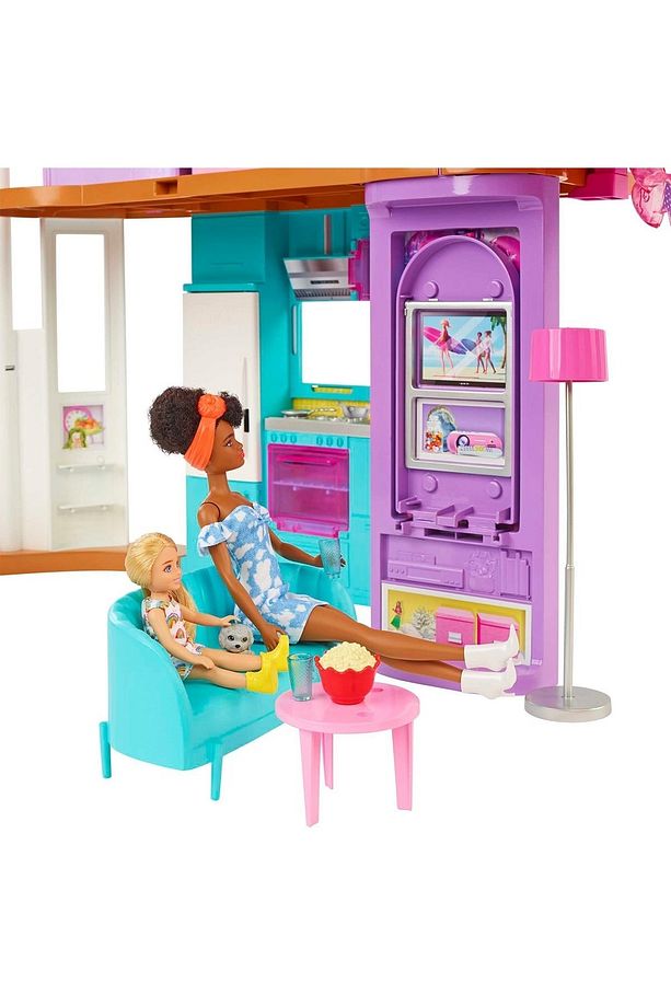 Tatil Evi Oyun Seti 30'dan fazla parçalı Barbie Tatil Evi, 3 yaş ve üzeri için oyuncak HCD50 - 5
