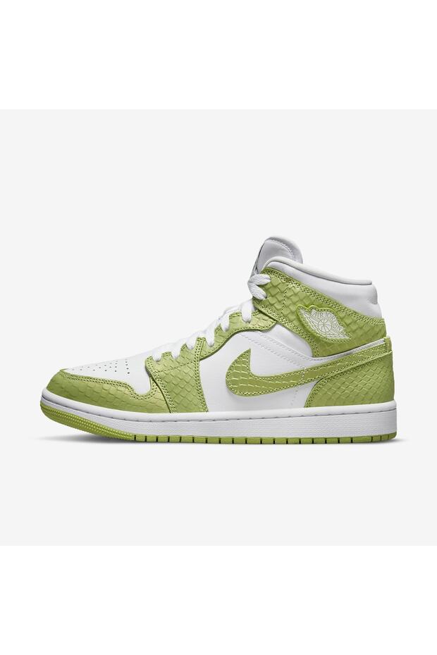 Air Jordan 1 Mid Green Python