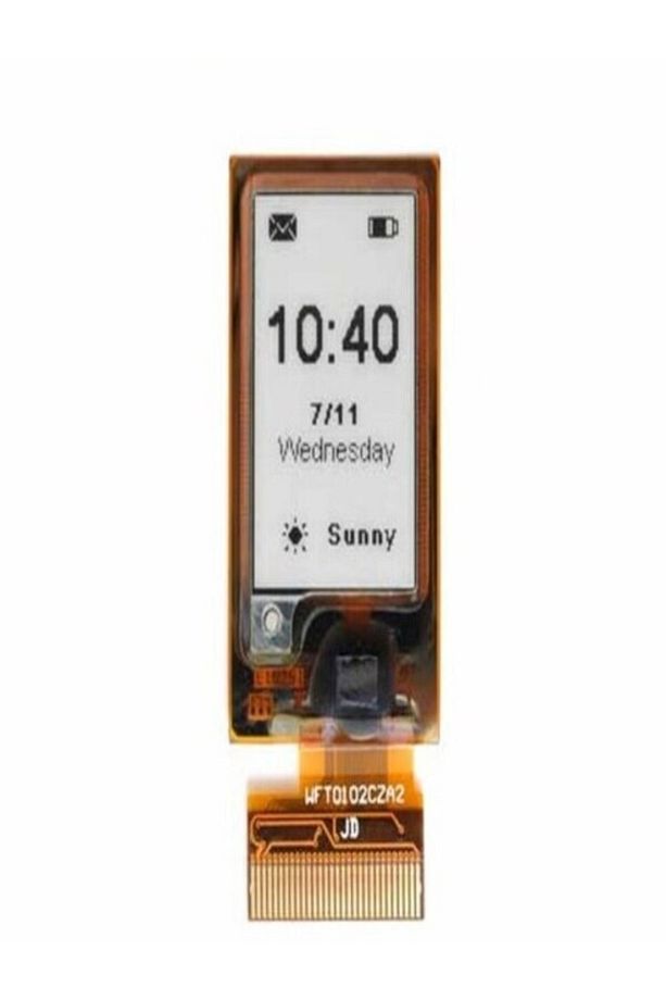 1.02 Inch E Ink Display Small Mini Flexible E Ink Screen Module, Gdew0102ı3f - 3