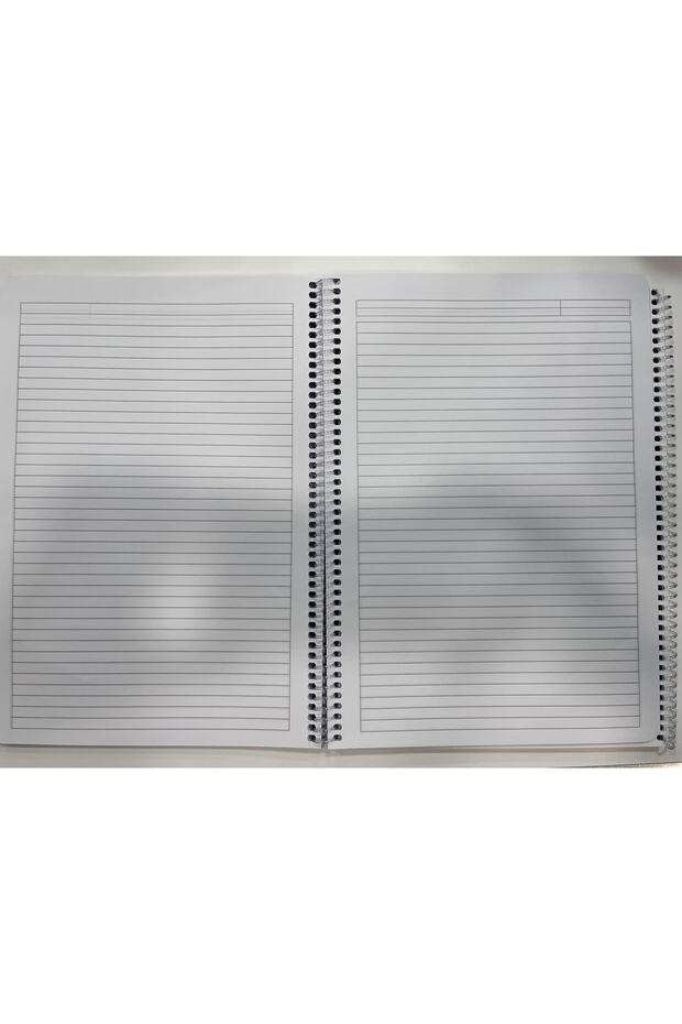 A4 80 Yaprak Çizgili Spiralli Pp Kapak Harita Metod Defter 2 Adet - 2
