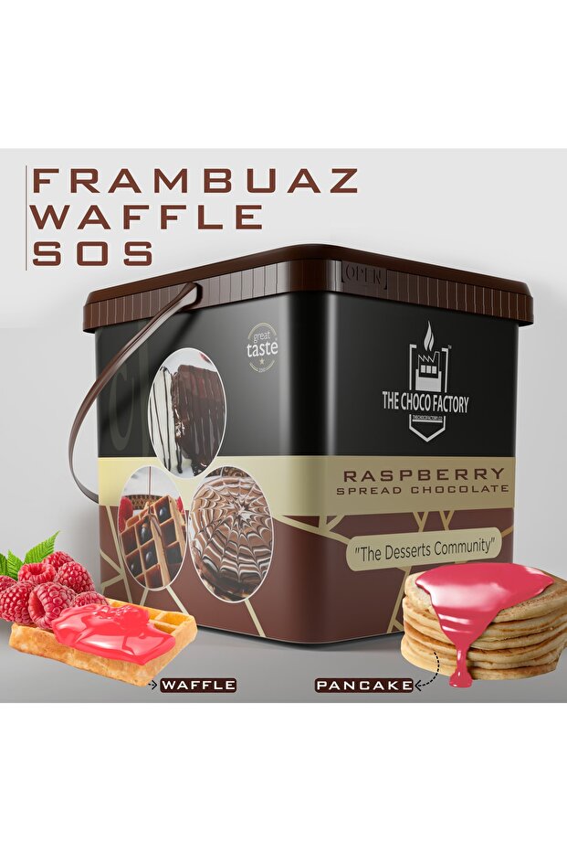Çilek Waffle Sos 10kg - 1