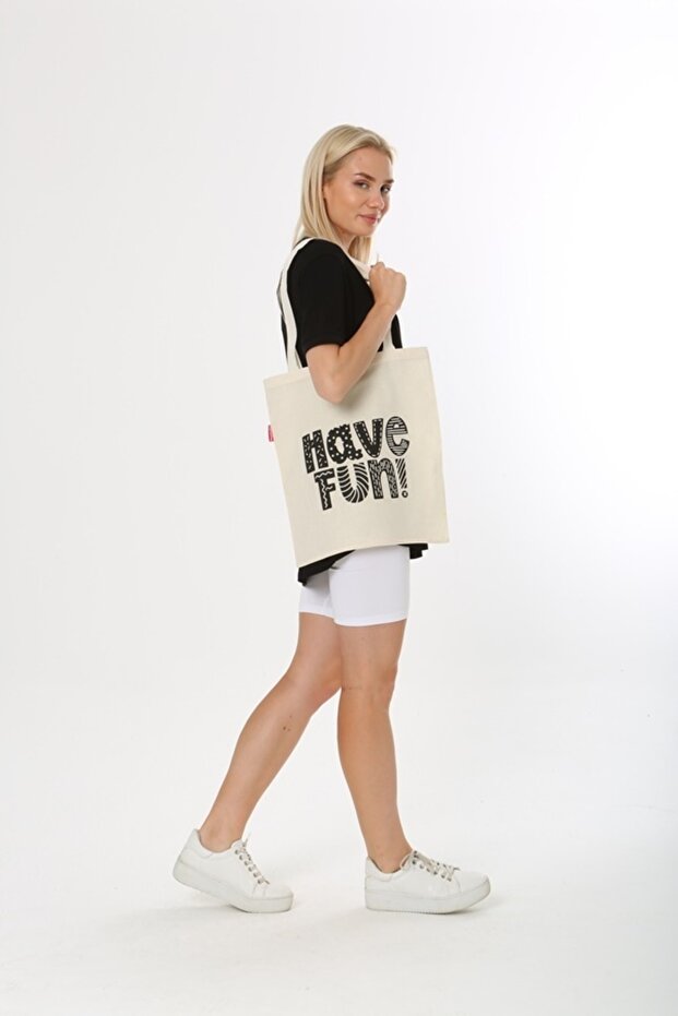 Cloth Bag Tote Bag Have Fun Printed