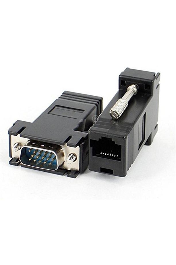 5059 Rj45 Vga Ekleme Ek 30 Metre Uzatıcı Cat5/6 Monitör Extender - 2 Adet - 2