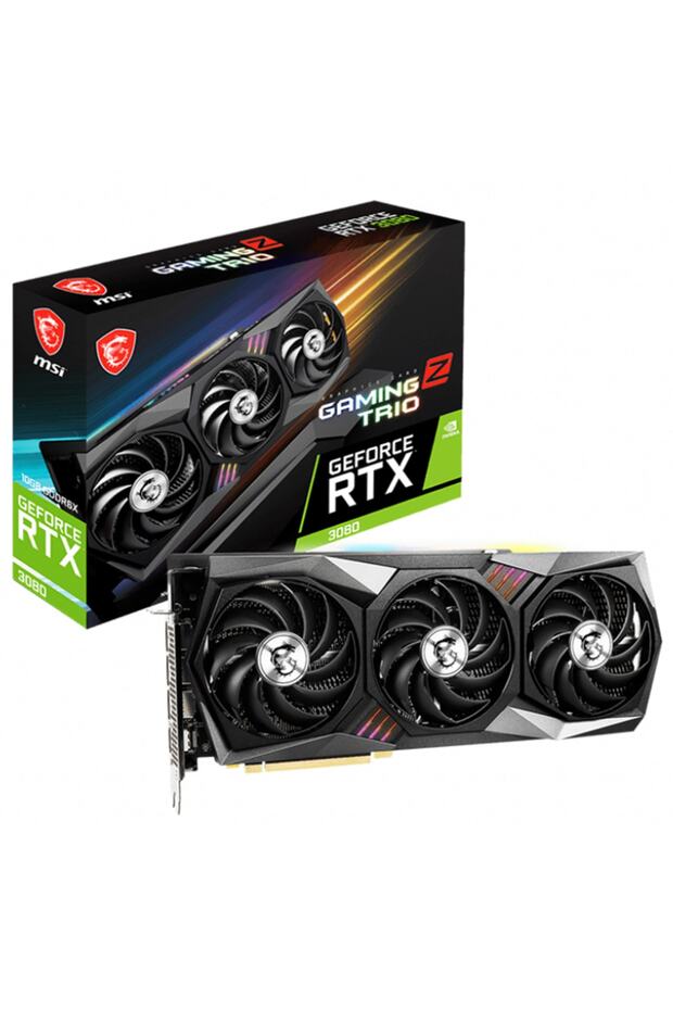 Vga Geforce Rtx 3080 Gamıng Z Trıo 10g Lhr Rtx3080 10gb Gddr6x 320b Dx12 Pcıe 4.0 X16 - 2