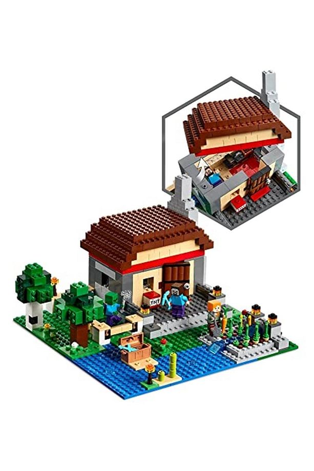 Minecraft Çalışma Kutusu  Minecraft Kale Ve Çiftlik Yapım Seti, Yapım Oyuncağı Ile - 3