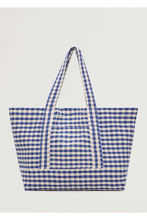 Pamuklu Shopper Çanta - 2