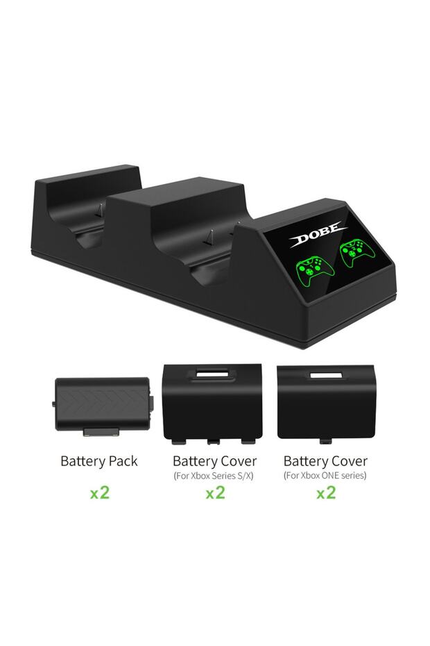 Xbox Göstergeli Ikili Şarj Istasyonu Controller Dual Charging Dock For X-one X-series S/x 800mah - 1