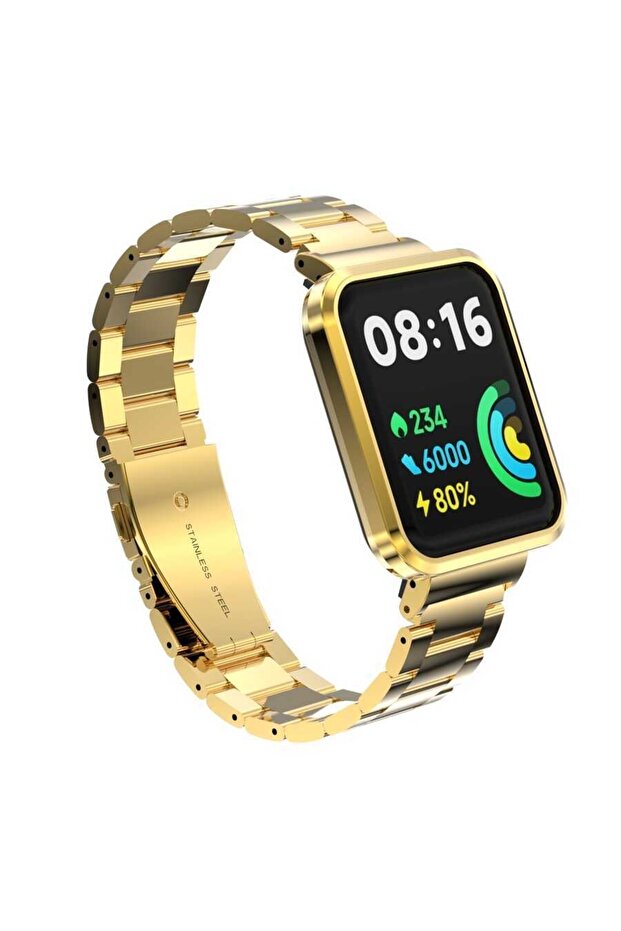 حافظة معدنية متوافقة مع ساعة Xiaomi Redmi Watch 2 Lite