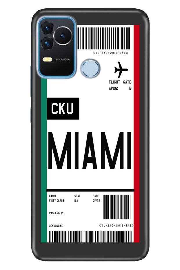 X400 Case Silicone Moderna Patterned Miami Flights