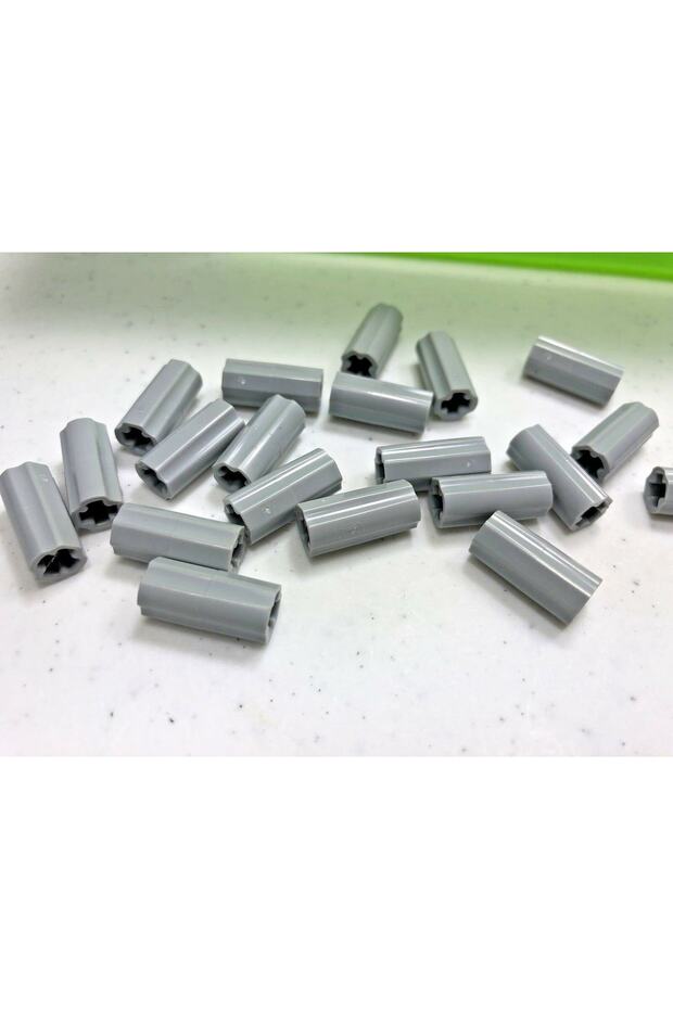 Original Technic Moc Custom Axle Connector 2l Connection Piece Light Gray 8 Pieces to Send