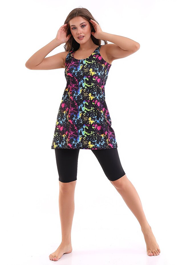 Taytlı Elbiseli Mayo - 2