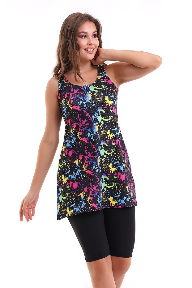 Taytlı Elbiseli Mayo - 5