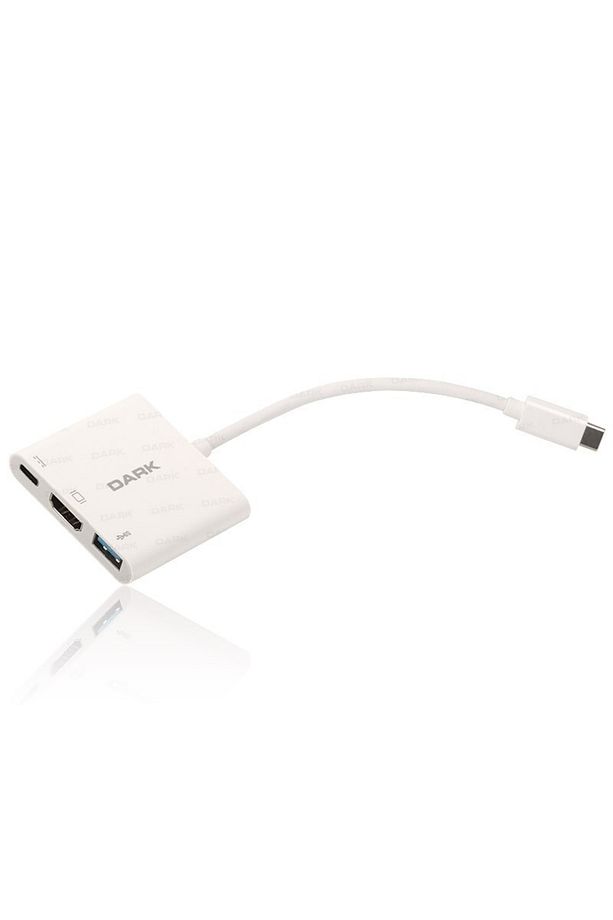 Dk-ac-u31x32 3in1 Usb3.1 Type C Erkek-usb3.0-hdmi (4k Uhd)-usb3.1 Type C Şarj Dönüştürücü - 2