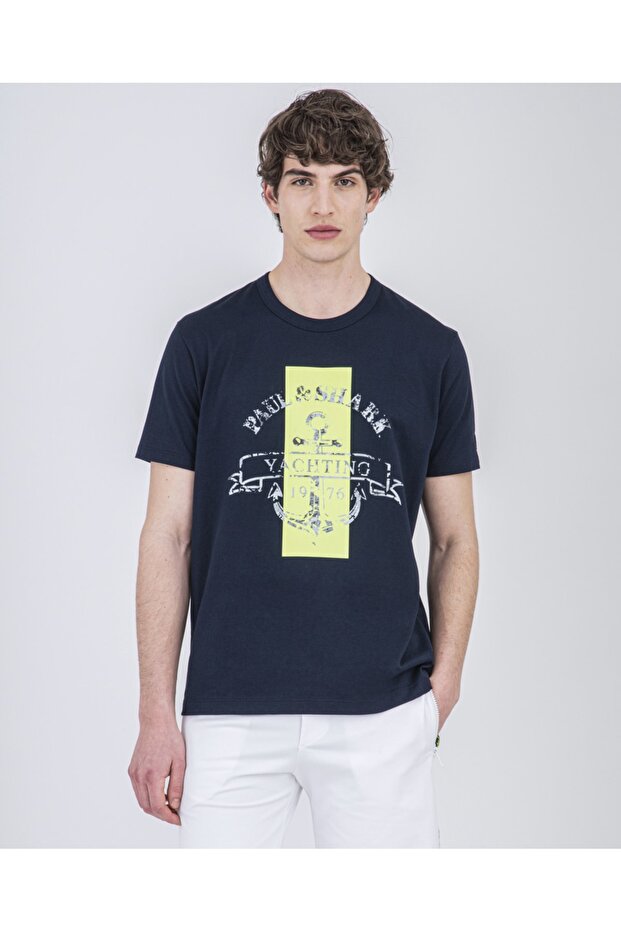 Men's Knitted T-shirt C.wCotton
