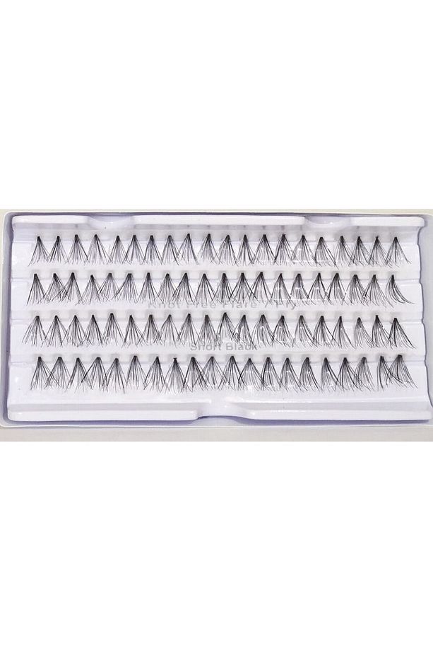 Marka 7 Ply 80 Adet Tekli Düğümsüz Takma Kirpik - Short - 3