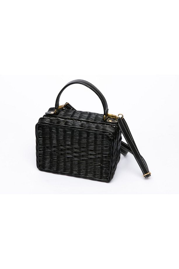 Serene Water Wicker El Yapımı Organik Hasır Çanta - 1