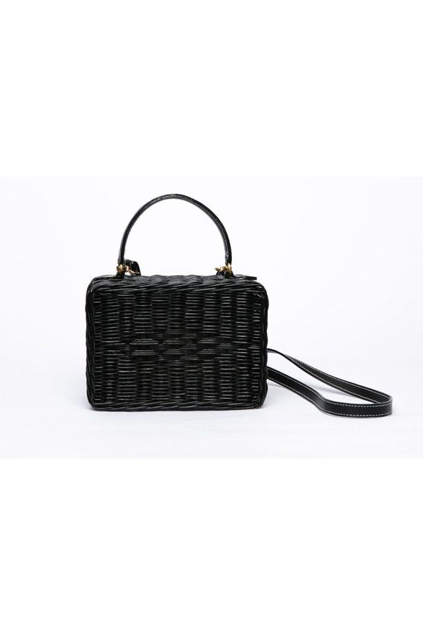 Serene Water Wicker El Yapımı Organik Hasır Çanta - 3