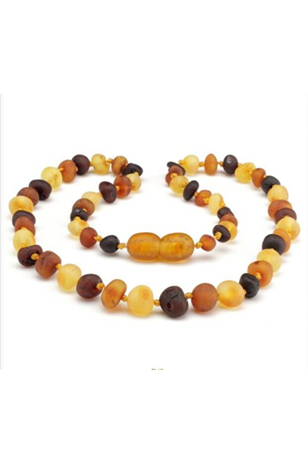 Certified Original Amber Baby Teeth Necklace Mat (33 Cm)