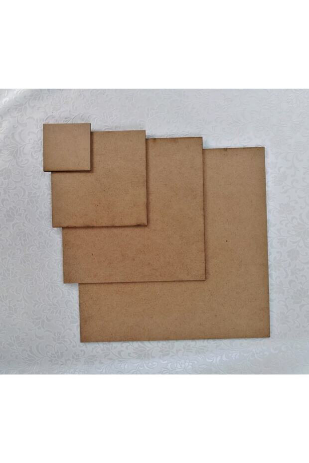 3mm 30cm30 Laser Cut Raw MDF Square Canvas Pad