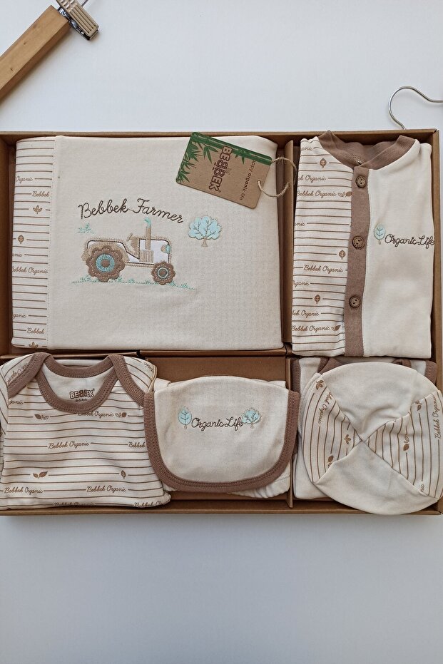 Bebbek Organic Embroidered 10-piece Bodysuit Set