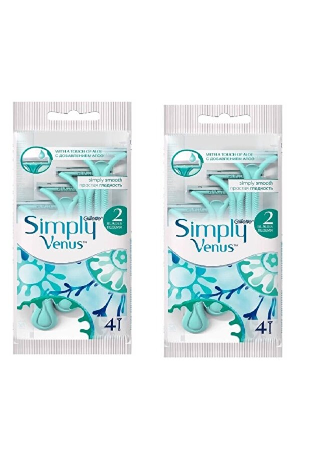 Gillette Simply Venus 8 Pieces Women's Razor with 2 Blades