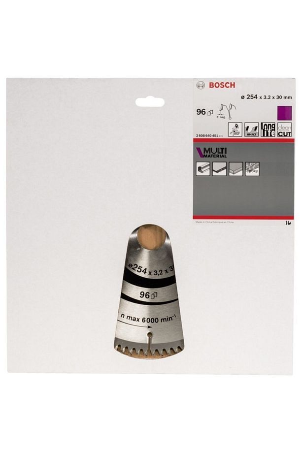 - Standard For Serisi Çoklu Malzeme Için Daire Testere Bıçağı 254*30 Mm 96 Diş - 2