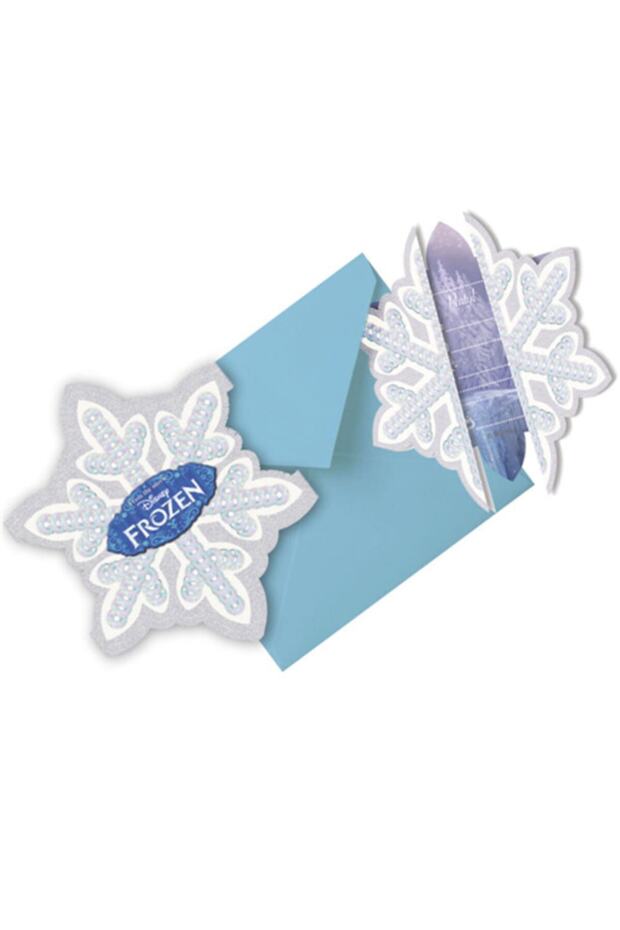 Frozen Ice Skating 6 Pack Envelope Invitation Set - 1