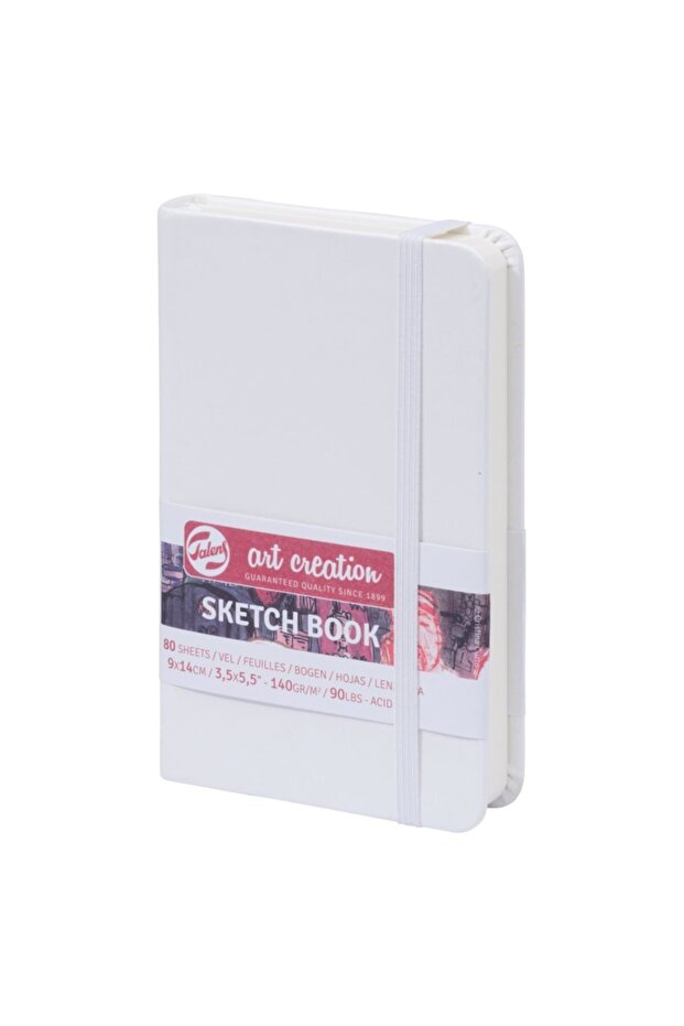 Sketchbook Hard Cover Sketch Drawing Book 9x14 Cm.A6 140 Gr 80 Yp White