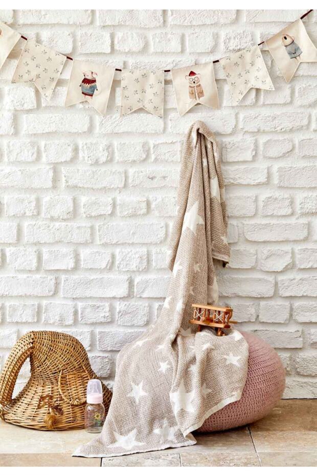 Baby Star Beige Baby Pique