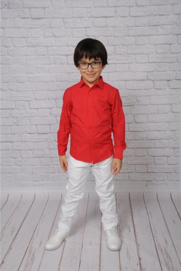 Linen Kids Long Sleeve Shirt