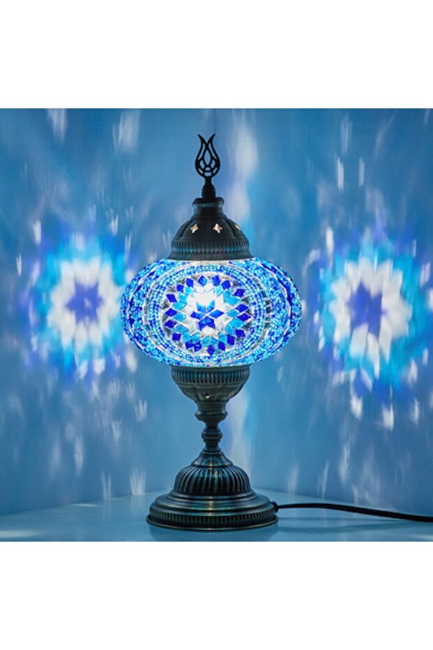 مصباح ديكور أصلي لسطح المكتب من الفسيفساء - 1