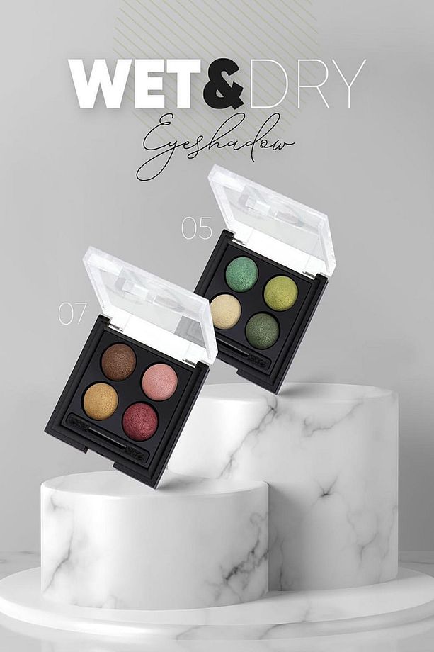 4'lü Göz Farı - Wet & Dry Eyeshadow No: 07 8691190105075 - 2