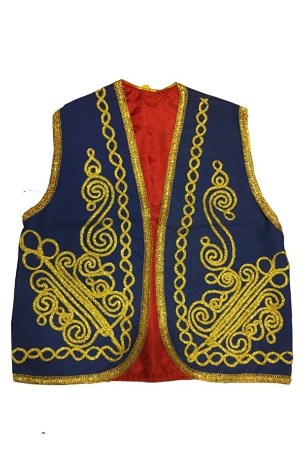 Henna Bindalli Vest Men's Ottoman Groom Vest Embroidered Pocket