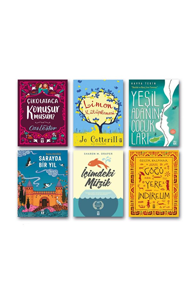 Timaş Youth Novels Music in Me You Could Talk to Chocolate 6 Book Set