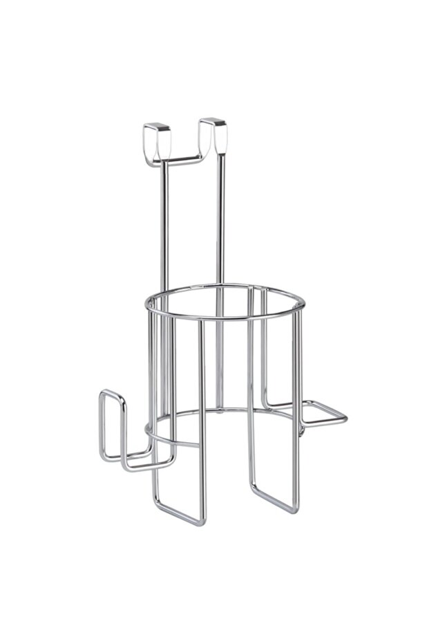 Hanging Hair Dryer Holder for Cabinet Door Chrome Sf262