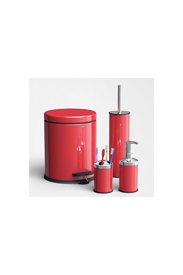 Banyo Seti Kırmızı 262 - 1