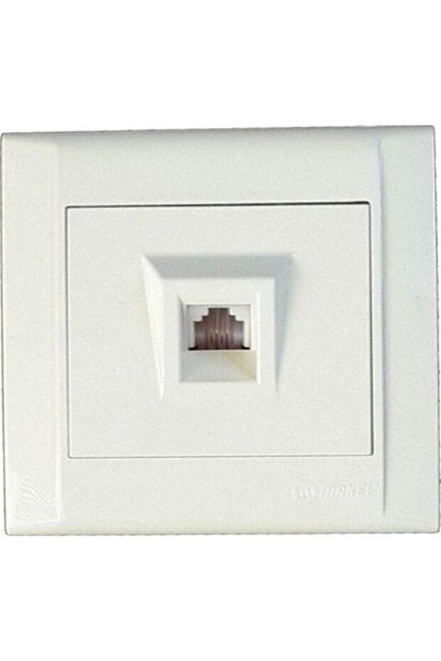 Defne Single Numeris Phone Socket-white - 1