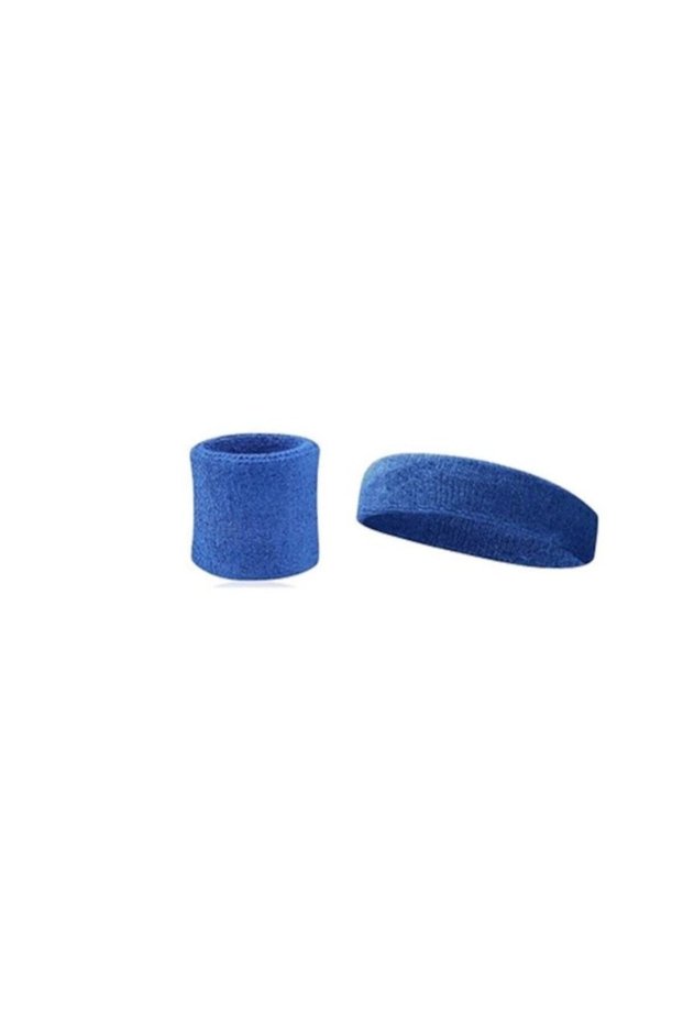 Blue Sports Bracelet and Hair Band Convergence