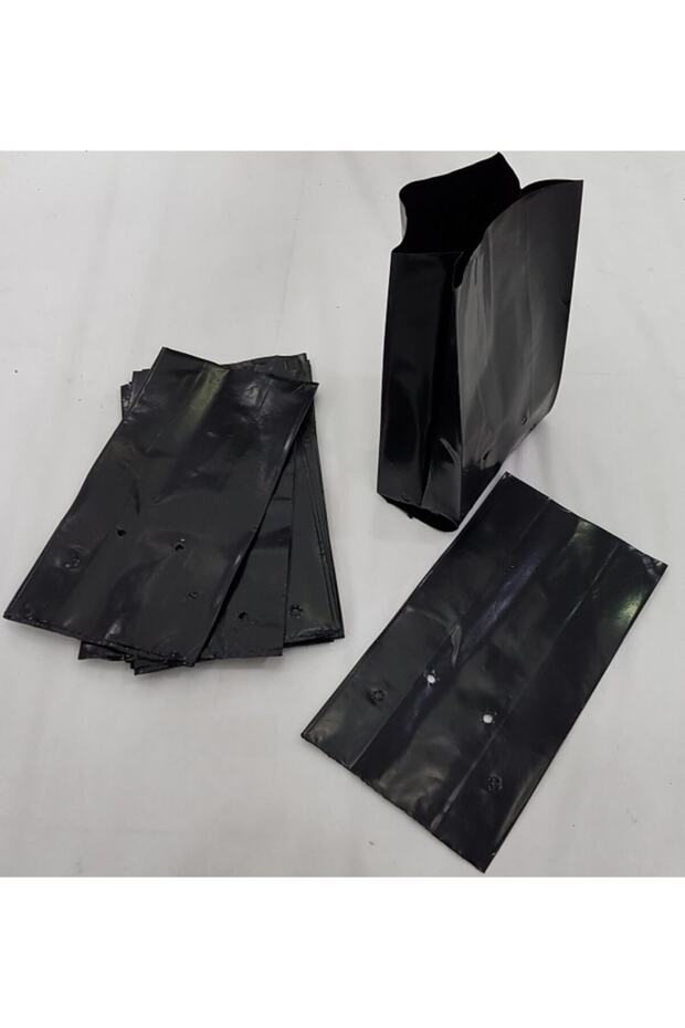 Fidan Poşeti 22x40 cm 10 Adet Fidan Torbası Fidan Yetiştirme Poşeti - 2