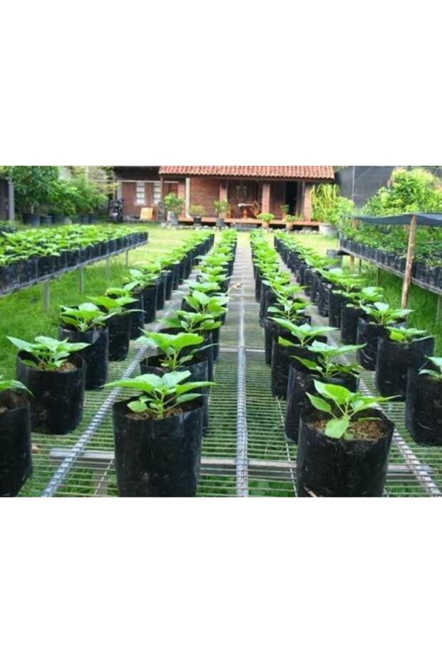 Fidan Poşeti 22x40 cm 10 Adet Fidan Torbası Fidan Yetiştirme Poşeti - 3