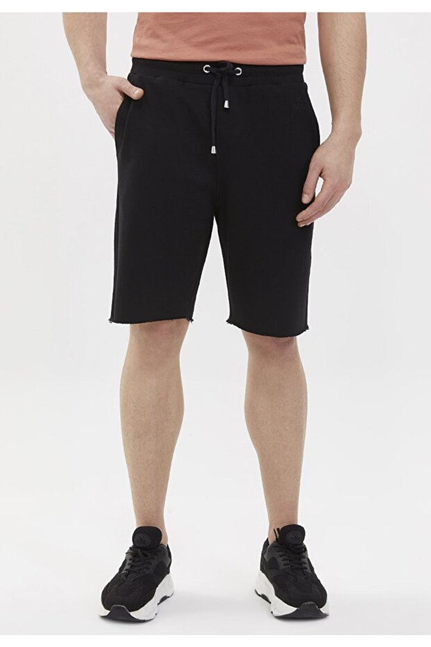 Erkek Siyah Essentıals Şort - 1