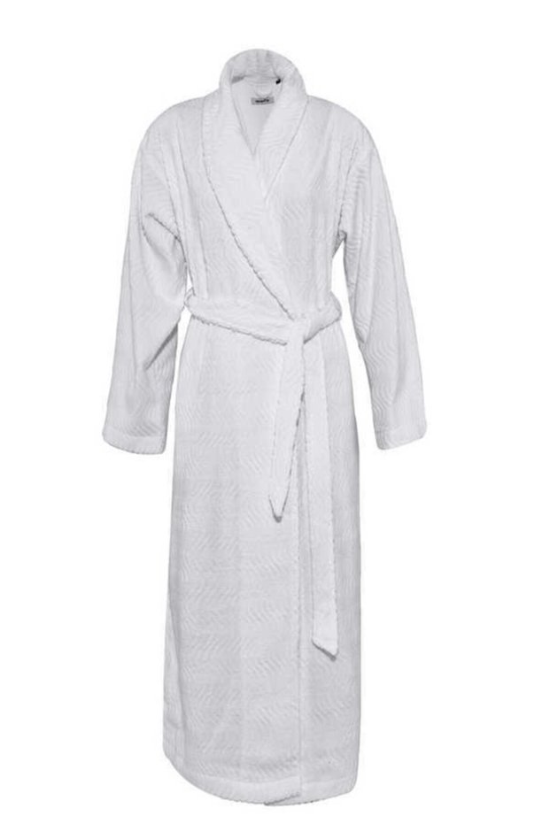 White Organic Bathrobe
