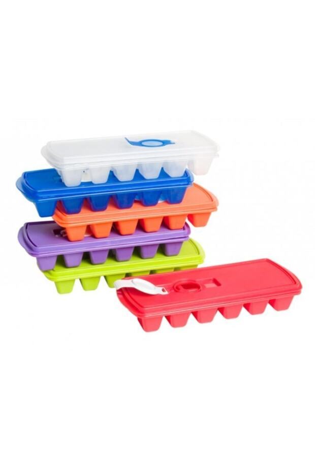Home Plastic Lid Icebox Ice Container