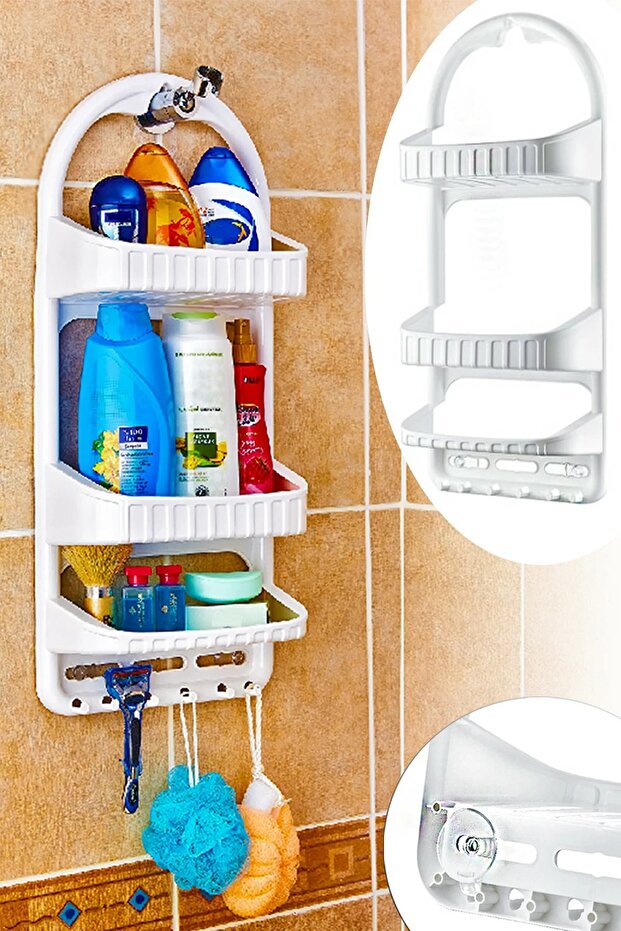 Duşa Asılabilir Şampuanlık Shower Caddy - 2