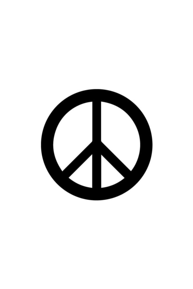 ملصق لاصق تلقائي برمز السلام - 1