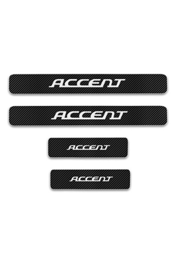 Civic carbon fiber door sill lettering sticker paint protection