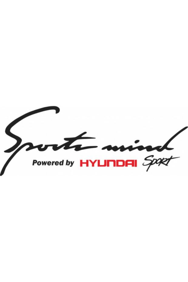 Powered By Hyundai Sport Mind Auto Car Sticker