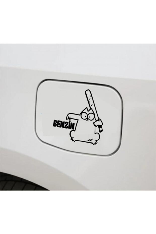 Car Tank Cover Sticker Petrol Auto Sticker 2 Pieces