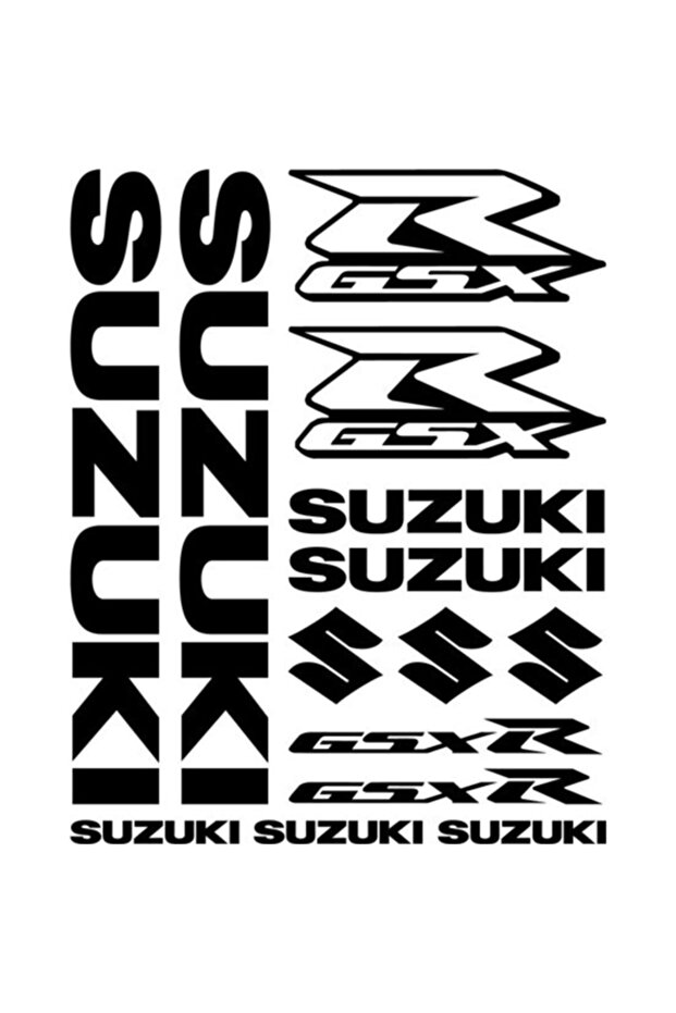 مجموعة ملصقات سوزوكي Gsx R