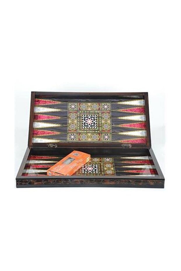 Ahşap Sedef Tavla - 1